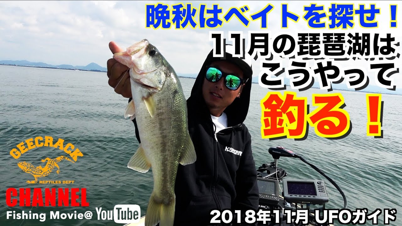 バス釣り 晩秋はベイトを探せ 11月の琵琶湖はこうやって釣る 琵琶湖 Ufoガイド 釣りtubeチャンネル