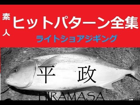 青物 ヒラマサジギング 実釣パターン全集 ライトショアジギング しゃくり方 釣りtubeチャンネル